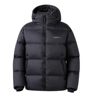 High Fill Power down Jacket Mens Winter Large Fluffy 90 White Duck down Hooded Bread Style Coat Fashionable Urban Casual Outerwear
