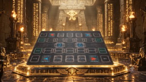 Thảm đấu bài playmat lớn Yu-Gi-Oh 60x60CM Master Rule tặng kèm field center card 1670 2-7