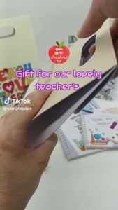 [Ready]A5A6 Teachers Day 100pages Notebook Buku Nota Thank You Terima Kasih Cikgu Hadiah Hari Guru Teacher Day Gift Blank Line