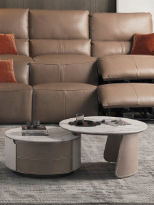 Rock Panel Coffee Table TV Stand Combo