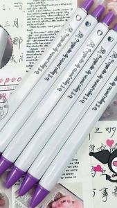 Square Pen Ins Style Cute Question Brush Pen Black St Head Quick Student High Appearance Simple Press Neutral Pen