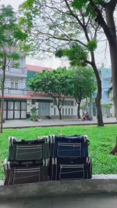 Túi du lịch Big-Oxford Kẻ xéo- Viền tròn- Góc nhọn nhiều size màu sắc lựa chọn [SIÊU SALE]