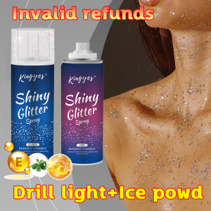 Night Club Party Glitter Spray 120ml For Body Hair Clothes Dating Shiny Spray Hair Glitter Spray