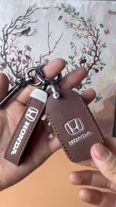 Ốp Da Chìa Khóa Xe Honda City BRV CRV HRV Accord Chìa 2 3 4 Nút Da 3 Màu Lựa Chọn