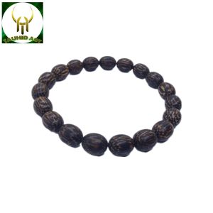gelang kayu liwung macan motif oval Fs042