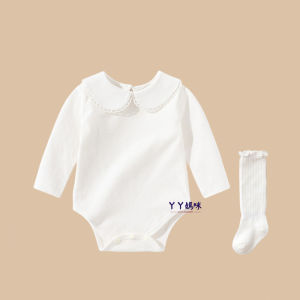 Spring Autumn Baby Bodysuit Girls 100 Days Celebration Clothes Full Month Clothes Cotton 95% Spandex 5% Baby Romper