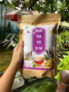 Trà Tía Tô Xương KhớpCải Thiện Nhức Mỏi Cơ Xương Khớp Giảm Và Ổn định chỉ số acid uric cho người bênh Gút tại nhà - 1 hộp To 60 Gói