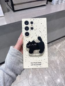 Cute Ultra Protective Phone Case for S25 Ultra Edge S24 S23 Full Cover with Stand Anti-Fall A52 A53 S22 S21 A54 S20 A34 A55 Note20