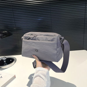 Ultra Lightweight Multi-Layer Crossbody Bag Womens 2025 New Style Canvas Casual Single Shoulder Bag Oxford Cloth Small Bag