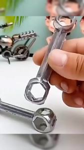 Masely Multi-function Hexagonal Wrench 10-in-1 Portable Wrench Motorcycle Repair Tool Accessories