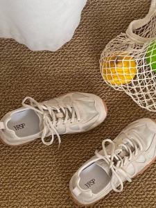 XUJIA | Giày Thể Thao Mùa Hè Thoáng Khí Từ Vải Linen Phối Màu