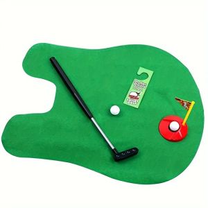 Mini Golf Putting Green Set Funny Toilet Golf - Indoor Sports Game for Adults Leisure Entertainment Bathroom Toilet piano