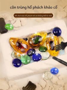 Đá Quý Cổ Điển Đào Đồ Chơi Khủng Long Hóa Thạch Búa Săn Kho Báu Mù Hộp Cho Bé Trai Và Bé Gái Sáng Tạo Tự Làm Thủ Công Mô Hình