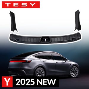 For Tesla New Model Y LAUNCH 2025  Juniper 2025+  Trunk Threshold Strip TPE  Anti Scratch Protection Lid