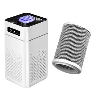 Smart Air Purifier: H12 HEPA Filter & Negative Ions Generator