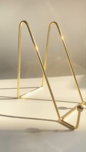 ชั้นวางชาร์ตสี ที่ตั้งโชว์ 3ชั้น สำหรับตั้งชาร์ตโชว์เล็บ สีทอง/สีโรสโกลด์ มี2ขนาดให้เลือก