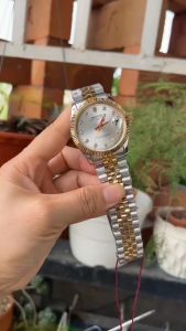 Đồng Hồ Nam SR Sunrise 1255SA Demi Vàng Viền Khía Size 40mm Kính Sapphire Fullbox Hãng BH 2 Năm (DHSG2255SA)