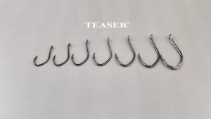 TEASER 10PCS/BAG Large-sized High-carbon Steel Reinforced Catfish Hook with Barbs Live Bait and Large Object Hook 203102