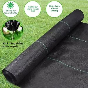 Vải Phủ Chống Cỏ Dại Nông Nghiệp PP Lưới Địa Kỹ Thuật Thấm Nước Tấm Chắn Cỏ Dại Cho Nhà Kính Làm Sạch Cỏ Dại Trong Vườn.