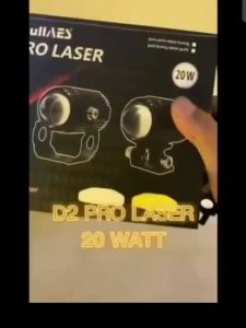 Lampu Laser Tembak D2 PRO 20 Watt & Laser Output Universal