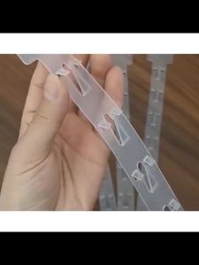 10Pcs/set Clip Strip Display Makanan Klip/Gantungan Snack Warung Panjang/Makanan Ringan Supermarket Hook/Klip Display Snack/Gantungan Jajanan