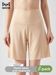MiiOW | High Waist Anti-See-Through Seamless Short Pants Breathable Anti-Climb Shorts