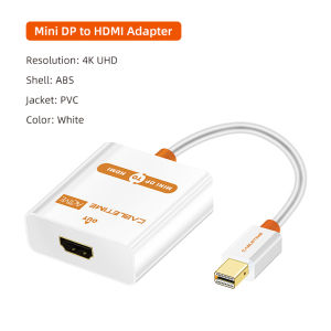 CABLETIME Active Mini DP To HDMI Adapter Nam-Nữ HD Mini DisplayPort Sang HDMI Cho Máy Tính Xách Tay Thiết Bị HDMI