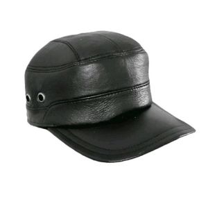 TOPI PRIA KULIT 100% CASSUAL FASHION MODEL KOMANDO GARUT