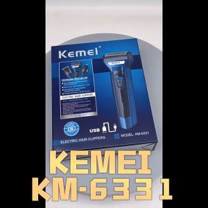 3in1 Alat Cukur Rambut Kumis dan Jenggot KM-6331 / KM 6331 Hair Clipper Rechargeable