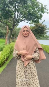 ALYAHIJAB by NAJA - Zahira Khimar sz M - Dewasa Polos Tali Nonpad