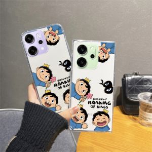 เคสโทรศัพท์ OPPO A5i Pro OPPO Reno 14 Pro Reno 14F 5G สุดสร้างสรรค์ดีไซน์ใหม่น้อยน่ารัก Prince Poji ฝาครอบซิลิโคนโปร่งใสนุ่ม2025