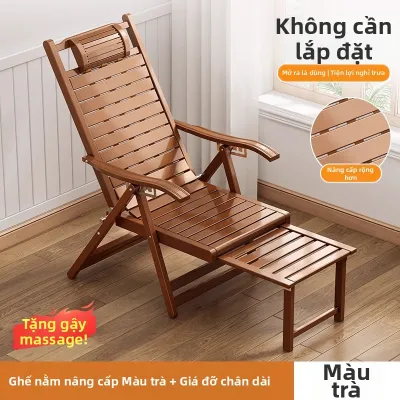XUANXISHI | Giường Nghỉ Dễ Di Chuyển Bằng Tre Đựng Lâu Cho Người Già