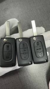 SUPERKEY Flip Remote Car Key For Citroen C2 C3 C4 C5 C6 Xsara Berlingo For Peugeot 207 307 308 407 607 807 0523 0536 ASK FSK