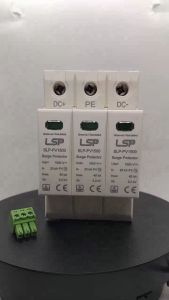 LSP Surge SLP-PV1500-S อุปกรณ์ป้องกันแรงดันเกินจากฟ้าผ่า ไฟกระชาก SPD SPD FOR PV DC+ and DC- - PE DC+-DC- In: 20kA Imax: 40kA Uc: 1500Vdc