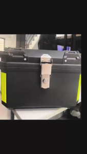45L Motorcycle Top Box Motorcycle Trunk Luggage storage box Oversize Tail box WITH Eflective Strip