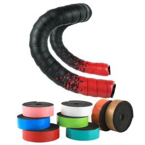 PU+EVA Road Bike Dual Color Gradient Handlebar Tape with High Elasticity Anti-Slip Shock-Absorbing and Bike Drop Bar Tape