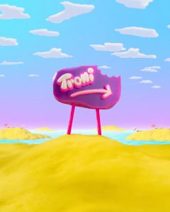 Hộp kẹo Trolli mini bugger 9gx60 chiếc