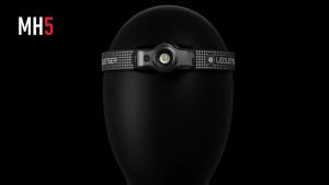 LEDLENSER MH5 400 Lumens / Rechargeable Headlamp Handheld Torch Clip-on Led Lenser 92gm Spot+Flood Beam Hiking Camping Trail Run