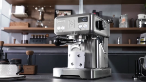 Máy pha cà phê chuyên nghiệp Espresso Cappuccino Latte thương hiệu Mỹ cao cấp HiBREW H10 - Công suất 1350W - BH 12 THÁNG