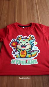 Baju Kaos Distro Anak Laki Imlek CNY Sincia Karakter Naga Lucu Import 1 - 10 Tahun - Hypelane - DTF