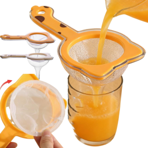 Funnel Filter Tea Grease Juice Food Strainer / Detachable Food Grade Extra Fine Mesh / Funnel Strainer for Juice Strainer Oil / Double-layer Ultra-Fine Sieve Strainer