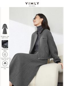 Vimly | Bộ Áo Khoác và Váy Dày Phồng Cho Phụ Nữ