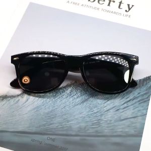 Vintage classic trendy dazzling sunglasses womens casual polarized sunglasses mens anti-UV driving sunglasses