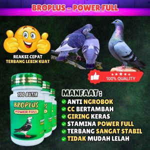 BROPLUS ANTI NGROBOK & LEBIH STABIL Merpati