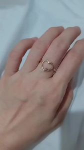 CINCIN WANITA ASLI TITANIUM WARNA ROSE GOLD / AKSESORIS WANITA ASLI TITANIUM / PERHIASAN FASHION ASLI TITANIUM GIRLIE ACC