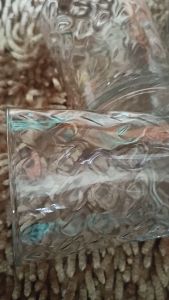 LG Y1026 (SQUARE) 260ml transparent glass cup home drinking cup iced coffee cup