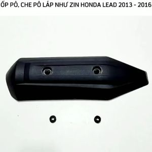 [Lead 2013 - 2016] Ốp Pô Nhựa ABS Gắn Như Zin Honda Lead 2013 - 2016 Ốp Biển Số Xi Màu Titan Inox Trắng Cho Mọi Loại Xe (Ảnh Sản Phẩm Tự Chụp)