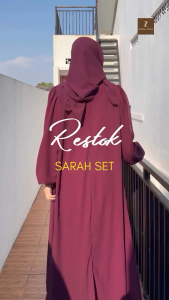 Gaun KONDANGAN A-line SARAH MAXY untuk Wanita - Setelan Leher Bulat Temperamen Elegan