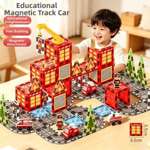 JINGDATOYS | Magnetic Educational Railway Car Toy
