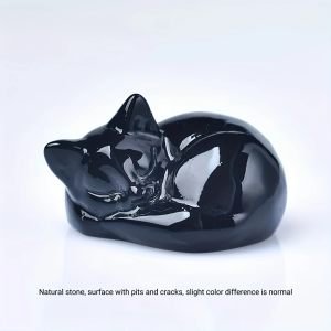 Natural crystal carved cat a perfect choice for home decoration as a crystal gift ornament a great option for healing crystals